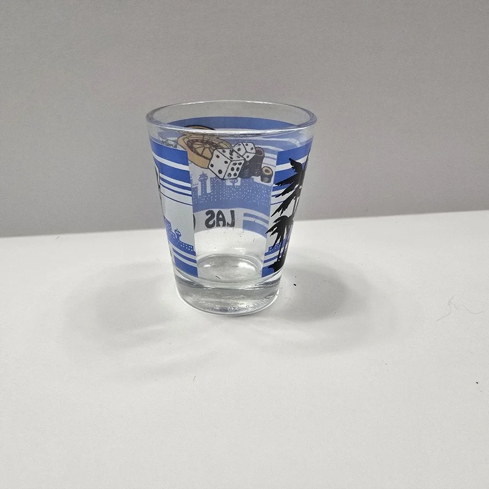 Shot Glass Casino Logo Collectible Travel Souvenir Barware‎ Las Vegas